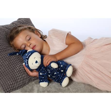 Peluche - ourson baby bear glow in the dark - peluche vendue en boîte cadeau Bleu 3 - vertbaudet enfant 