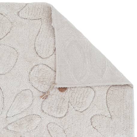 Tapis enfant coton lavable motif fleurs gentle flora Ecru 6 - vertbaudet enfant 