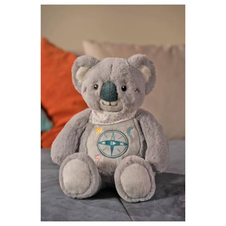 Peluche - kwaly, mon koala conteur d'histoires - peluche à fonctions 34 cm Gris 4 - vertbaudet enfant 