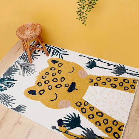 Tapis chambre enfant léopard sören Multicolore 3 - vertbaudet enfant 