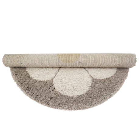 Tapis chambre enfant rond bohemian daisy Beige+Gris+Multicolore 4 - vertbaudet enfant 