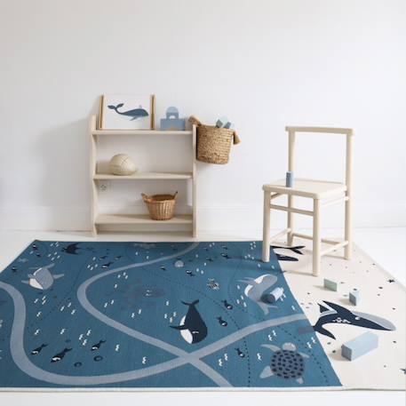 Tapis de jeu enfant indoor & outdoor little deep blue Bleu 4 - vertbaudet enfant 