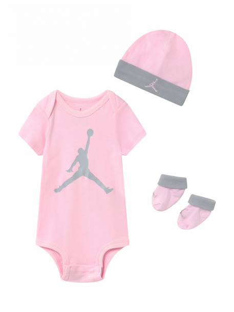 Ensemble jumpman bootie unisex set Pink foam 3 - vertbaudet enfant 