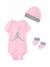 Ensemble jumpman bootie unisex set Pink foam 3 - vertbaudet enfant 