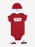 Bodies logotypé Rouge / blanc 1 - vertbaudet enfant 