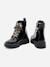 Bottines a lacets Noir+Noir 9461 3 - vertbaudet enfant 
