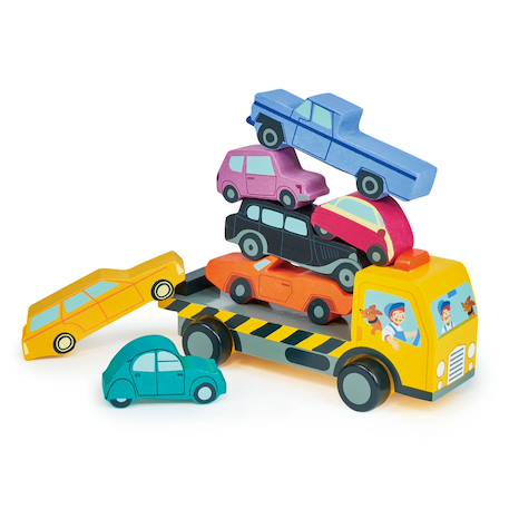 Voitures à empiler Jaune 2 - vertbaudet enfant 