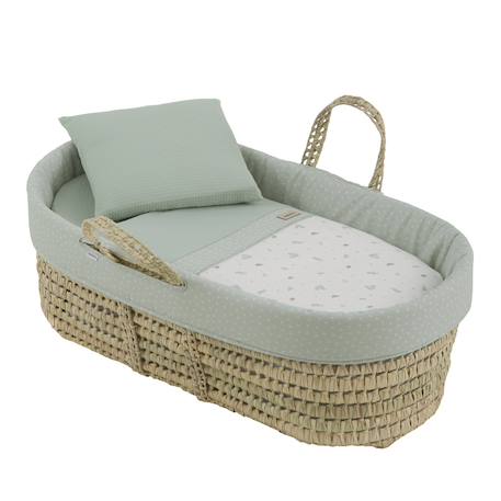 Couffin matelasse Green+Grey 1 - vertbaudet enfant 