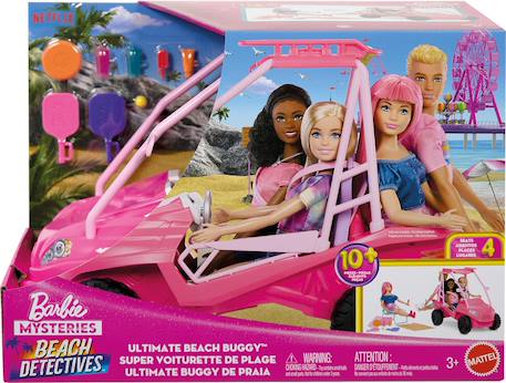 Véhicule buggy détective barbie Multicolore 1 - vertbaudet enfant 