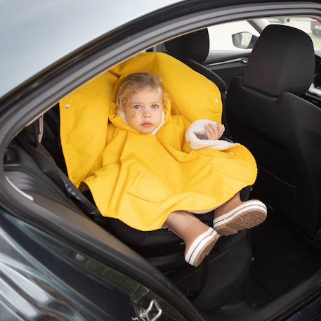 Poncho de voyage bébé pour siège auto - au chaud sous la pluie Carmin+Choco+Green+Hibiscus+Horizon+Jaune+Natural+Navy+Neutral+Plum 32 - vertbaudet enfant 