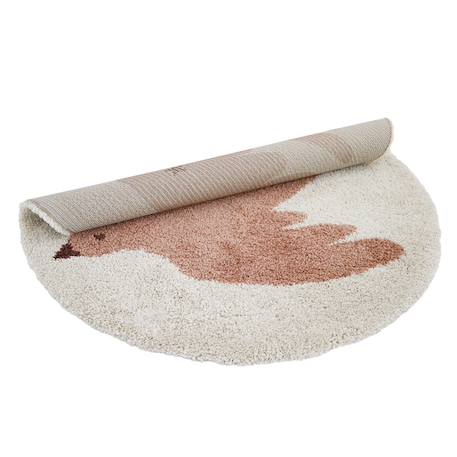 Tapis chambre enfant petit oiseau bohemian bird Aqua+Creme+Miel 9 - vertbaudet enfant 
