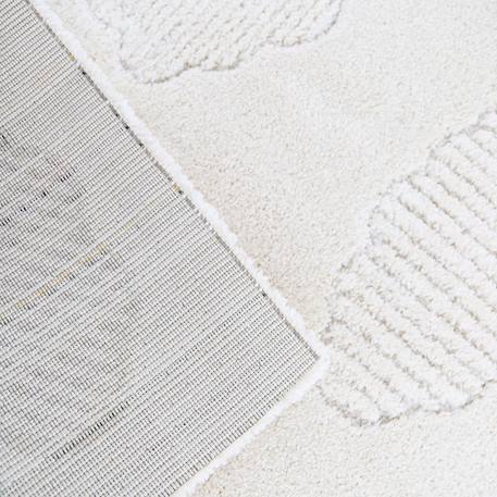 Tapis enfant petits nuages ton sur ton nouby Ecru 4 - vertbaudet enfant 