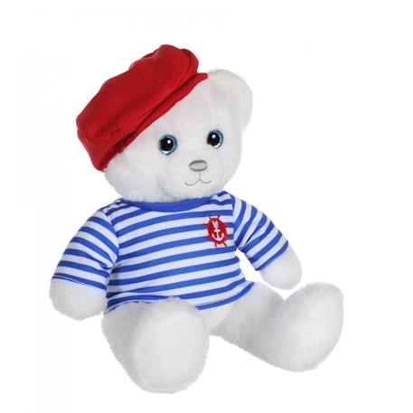 Peluche - peluche ours marin 23 cm Blanc 2 - vertbaudet enfant 