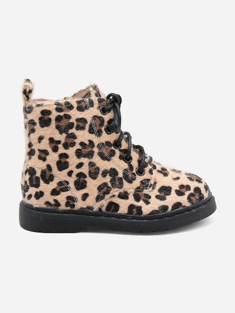 Bottines a lacets Leopard 2 - vertbaudet enfant 