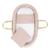 Couffin bébé matelassé avec support en bois Pink/white 2 - vertbaudet enfant 