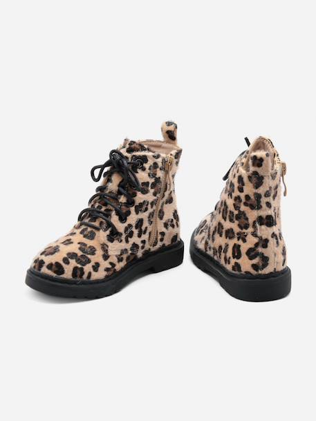 Bottines a lacets Leopard 3 - vertbaudet enfant 