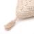 Coussin bohème coton crochet plume Ecru+Moutarde+Nude 4 - vertbaudet enfant 
