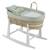 Couffin matelasse + support en bois Green/white+Grey/white 1 - vertbaudet enfant 