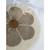 Tapis chambre enfant rond bohemian daisy Beige+Gris+Multicolore 9 - vertbaudet enfant 