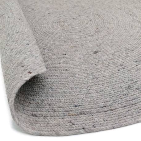 Tapis rond laine feutrée neethu Avoine+Gris+Mangue+Naturel+Olive+Orange+Toffee 23 - vertbaudet enfant 
