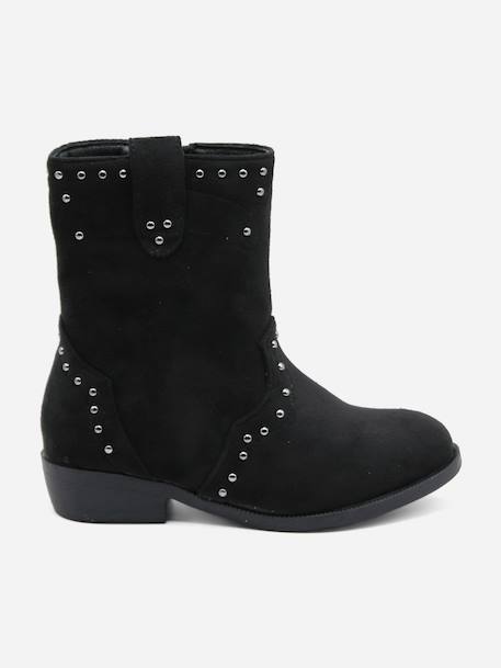 Bottines à zip Noir 2 - vertbaudet enfant 