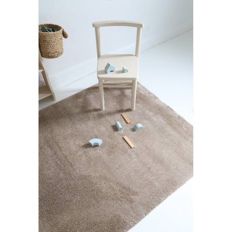 Tapis lavable en machine uni etico Crème+Rose+Sable+Vert mousse 17 - vertbaudet enfant 