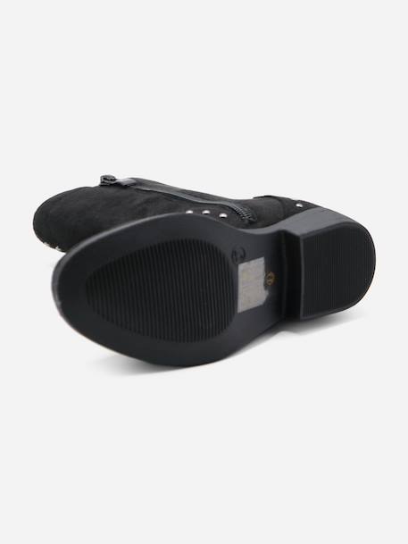Bottines à zip Noir 5 - vertbaudet enfant 