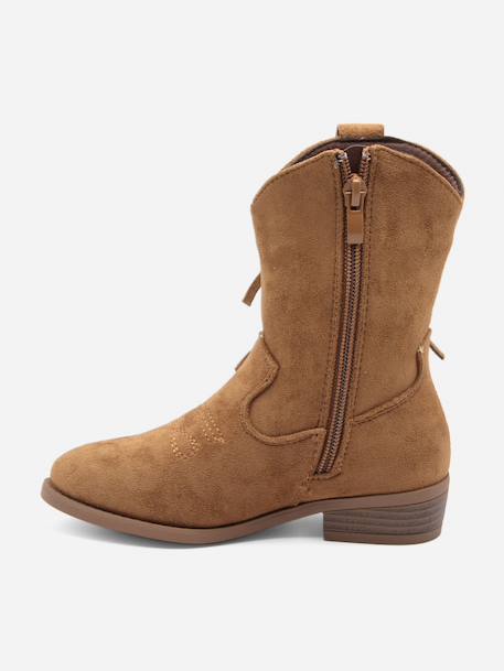 Bottines à franges Camel 4 - vertbaudet enfant 