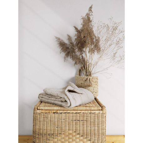 Couverture enfant réversible coton lavé anna Caramel+Sable+Terracotta 9 - vertbaudet enfant 