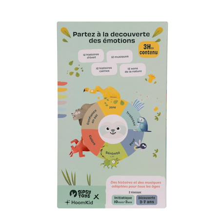Peluche - siméon, mon conteur d'emotions - peluche interactive musicale et conteuse d'histoires - 28 cm Vert 2 - vertbaudet enfant 