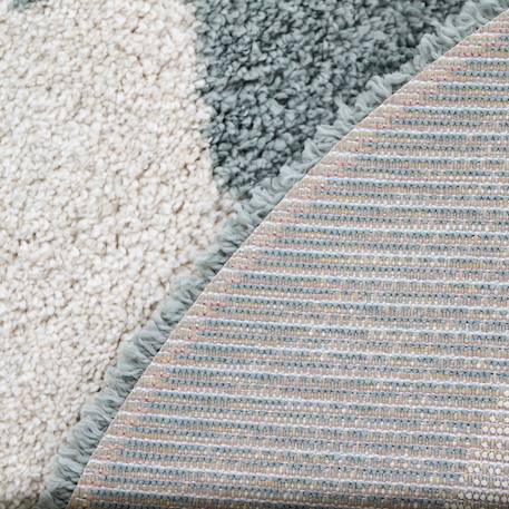 Tapis chambre enfant petit oiseau bohemian bird Aqua+Creme+Miel 3 - vertbaudet enfant 