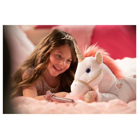 Peluche - licorne lica bella magique 35 cm Rose 4 - vertbaudet enfant 