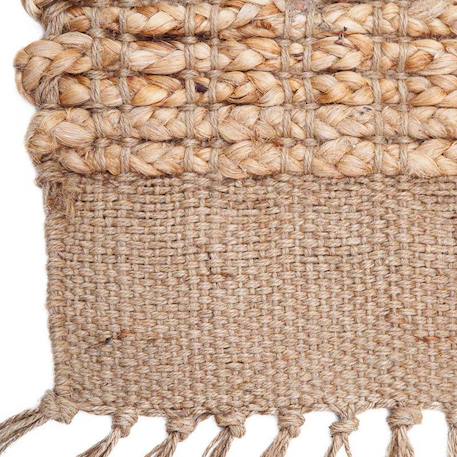 Viggo tapis jute naturel structure Jute naturelle 3 - vertbaudet enfant 