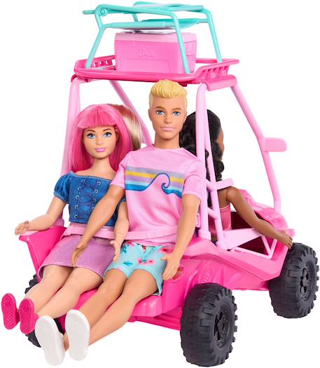 Véhicule buggy détective barbie Multicolore 2 - vertbaudet enfant 