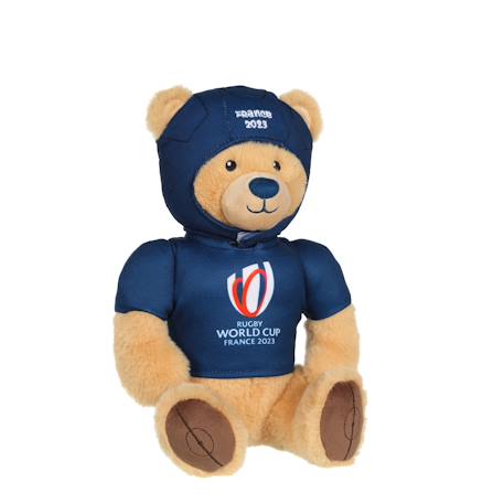 Peluche ours coupe du monde de rugby 2023(rwc) - peluche officielle sous licence - 30 cm assis Bleu 2 - vertbaudet enfant 