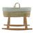 Couffin bébé matelassé avec support en bois Green/natural+Grey/natural 2 - vertbaudet enfant 