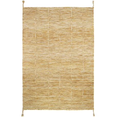 Tapis laine contemporain lhena Brun+Jaune 7 - vertbaudet enfant 
