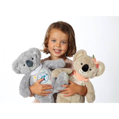 Peluche - kwalyna, mon koala conteur d'histoires - peluches à fonctions - 34 cm Marron 4 - vertbaudet enfant 