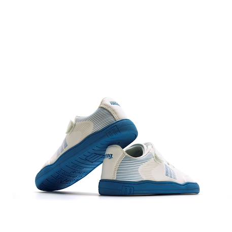 Sneakers garçon synthétique lacets barefoot Black+Blanc_bleu clar 12 - vertbaudet enfant 