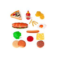 Jouet-Fast food 19 pièces - jouet éducatif pour enfants