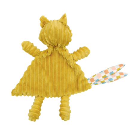 Doudou en velours côtelé Bleu+Jaune 6 - vertbaudet enfant 