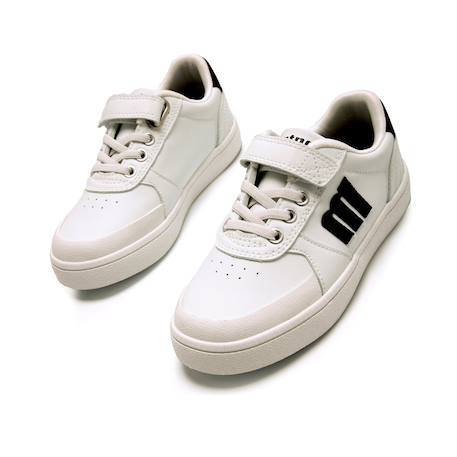 Sneakers garçon synthétique lacets Blue+White 8 - vertbaudet enfant 