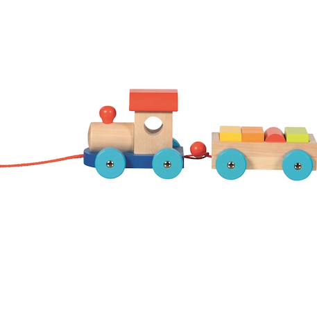 Train en bois marseille Beige 4 - vertbaudet enfant 