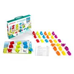 Jouet-Jeux éducatifs-Lire, écrire, compter et heure-Trier, compter et guider les véhicules - jouet éducatif pour enfants