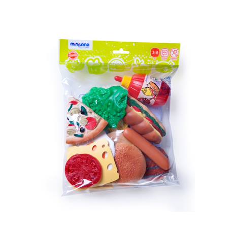 Fast food 19 pièces - jouet éducatif pour enfants MULTICOLORE 3 - vertbaudet enfant 