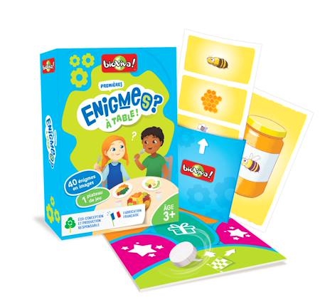 Jeu de cartes - mes 1ères enigmes -  a table ! -  fabriqué en france MULTICOLORE 2 - vertbaudet enfant 
