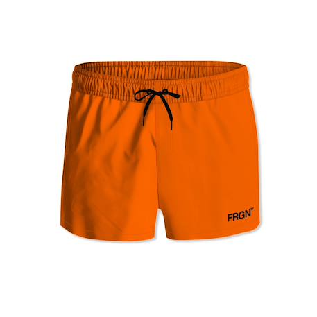 Short de bain court  avec doublure ecoo Orange vif 1 - vertbaudet enfant 