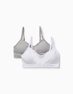 Pack 2 soutien-gorge avec coussin amovible  - vertbaudet enfant