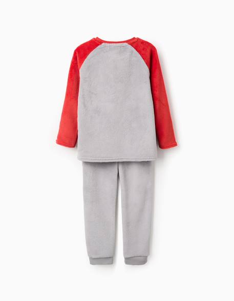 Pyjama coral fleece, amusant, confortable Gris 2 - vertbaudet enfant 