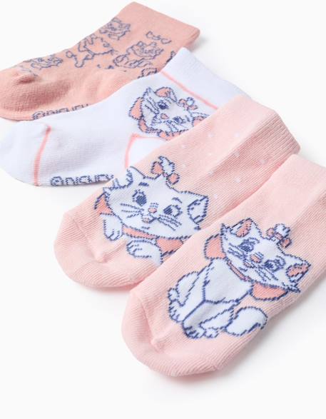 Pack de 4 paires de chaussettes marie Multicolore 2 - vertbaudet enfant 